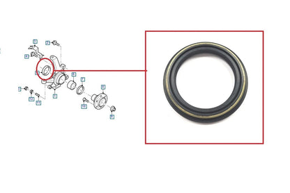 FRONT HUB KNUCKLE UPRIGHT OIL SEAL FOR FORD RANGER ER61 2.5TD / ER69 3.0TD 1998+