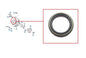 FRONT HUB KNUCKLE UPRIGHT OIL SEAL FOR FORD RANGER ER61 2.5TD / ER69 3.0TD 1998+