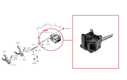 FOR MITSUBISHI TRITON MQ MR KLT1 2.4 DI-D 4N15 ACTUATOR TRANSFER GEARSHIFT 15+