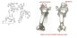 FOR AUDI A4 B8 8K2 SALOON  2X FRONT STEERING KNUCKLE (L/H+R/H) 2007-2015