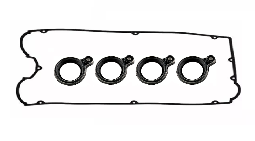 FOR MITSUBISHI LANCER EVO 4 5 6 7 8 4G63 ROCKER COVER GASKET & SPARK PLUG SEALS