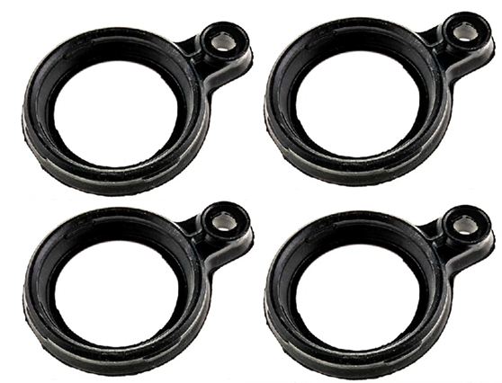 4 X SPARK PLUG ROCKER COVER SEALS FOR MITSUBISHI AIRTREK TURBO R CU2W 2.0L 4G63