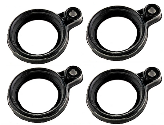 4 X SPARK PLUG ROCKER COVER SEALS FOR MITSUBISHI AIRTREK TURBO R CU2W 2.0L 4G63