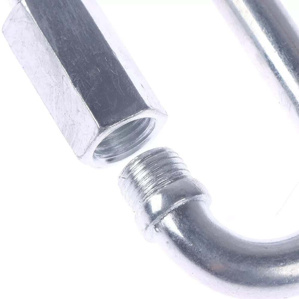 QUICK LINK ( SCREW LOCK ) CHAIN REPAIR STAINLESS STEEL CARABINERS 4 5 6 8 MM